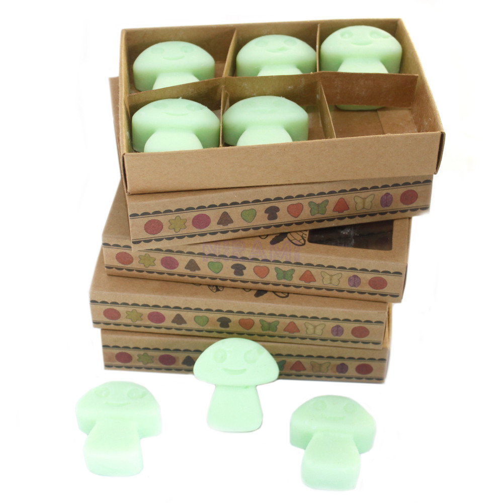 Regaliz - Caja de 6 ceras de Soja 