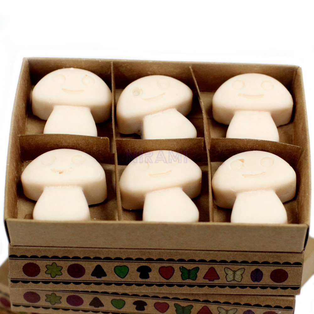 Nuez moscada y vainilla - Caja de 6 ceras de Soja 