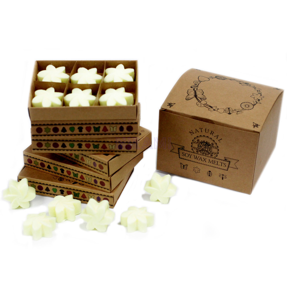 Limón - Caja de 6 ceras de Soja 