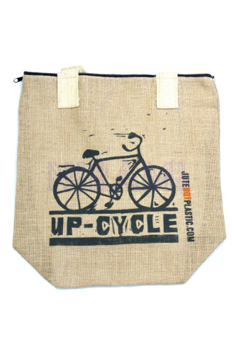 Bolso de yute ecológico - All Over Design - (4 assorted designs)