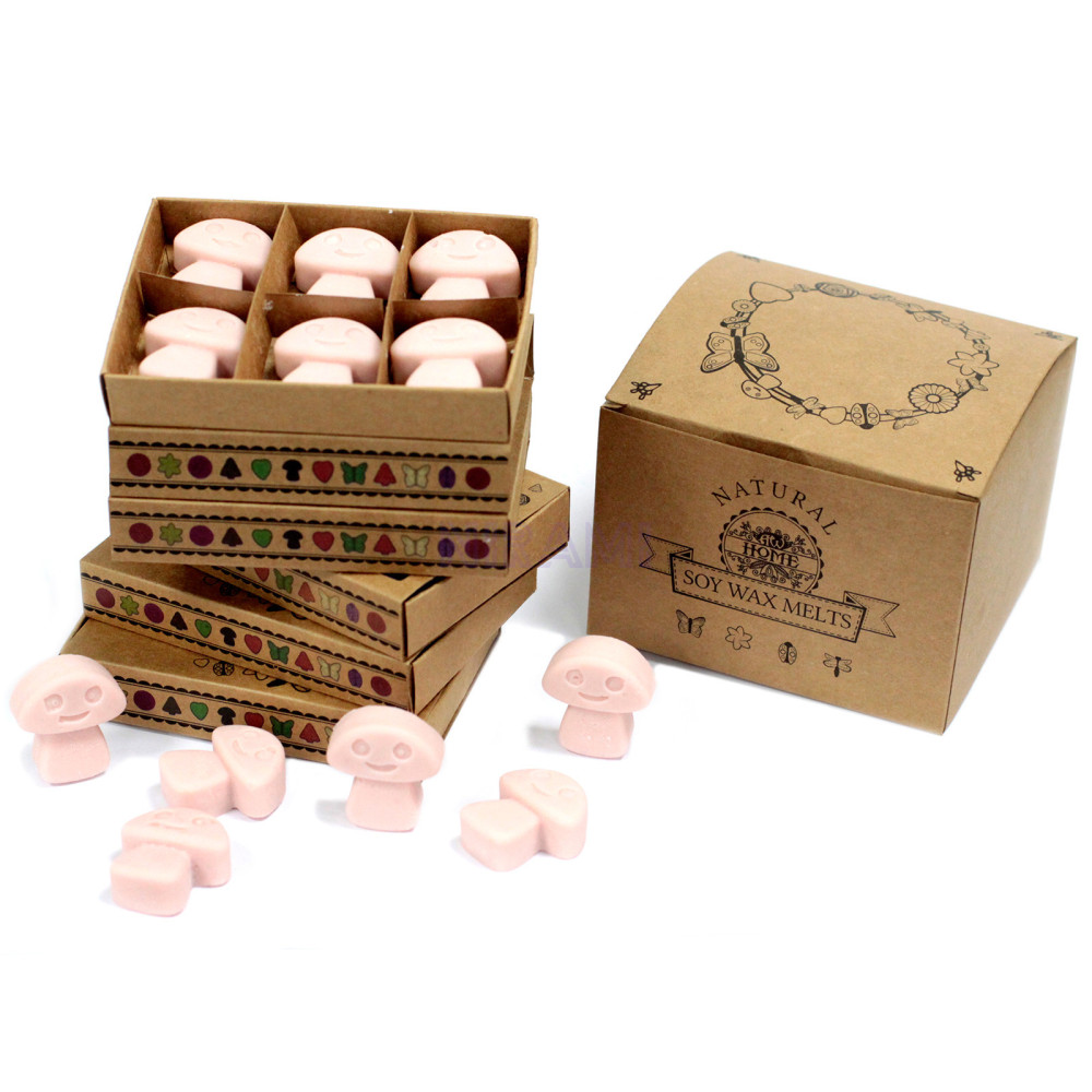 Jengibre - Caja de 6 ceras de Soja 