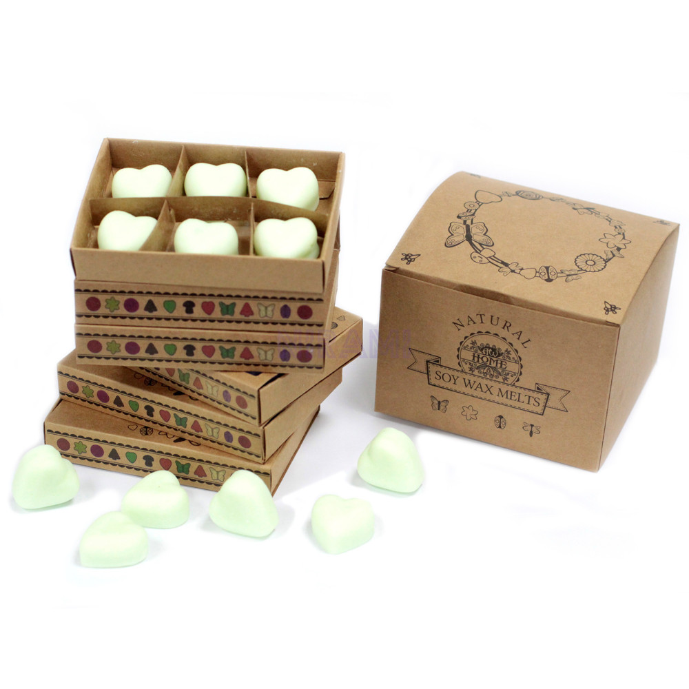 Sandía - Caja de 6 ceras de Soja 