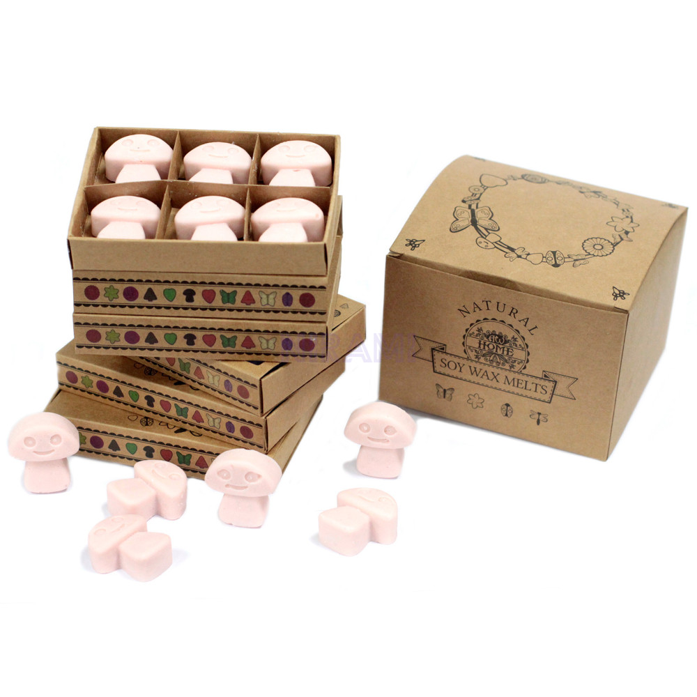 Sándalo - Caja de 6 ceras de Soja 