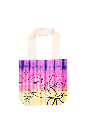 Bolsas de Algodón "Tie Dye" (170g) - 38x42x12cm - Lotus Bud…