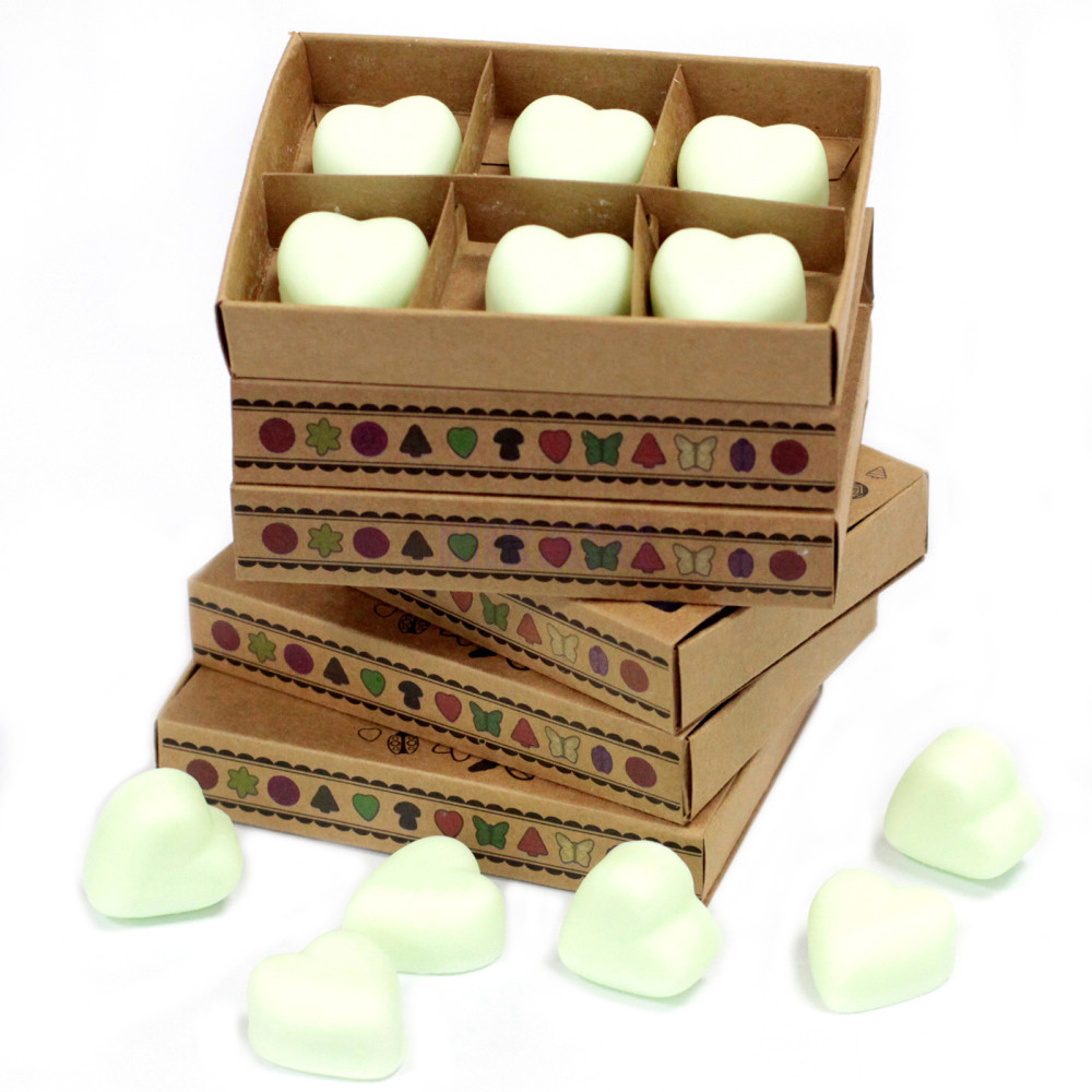 Menta y mentol - Caja de 6 ceras de Soja 