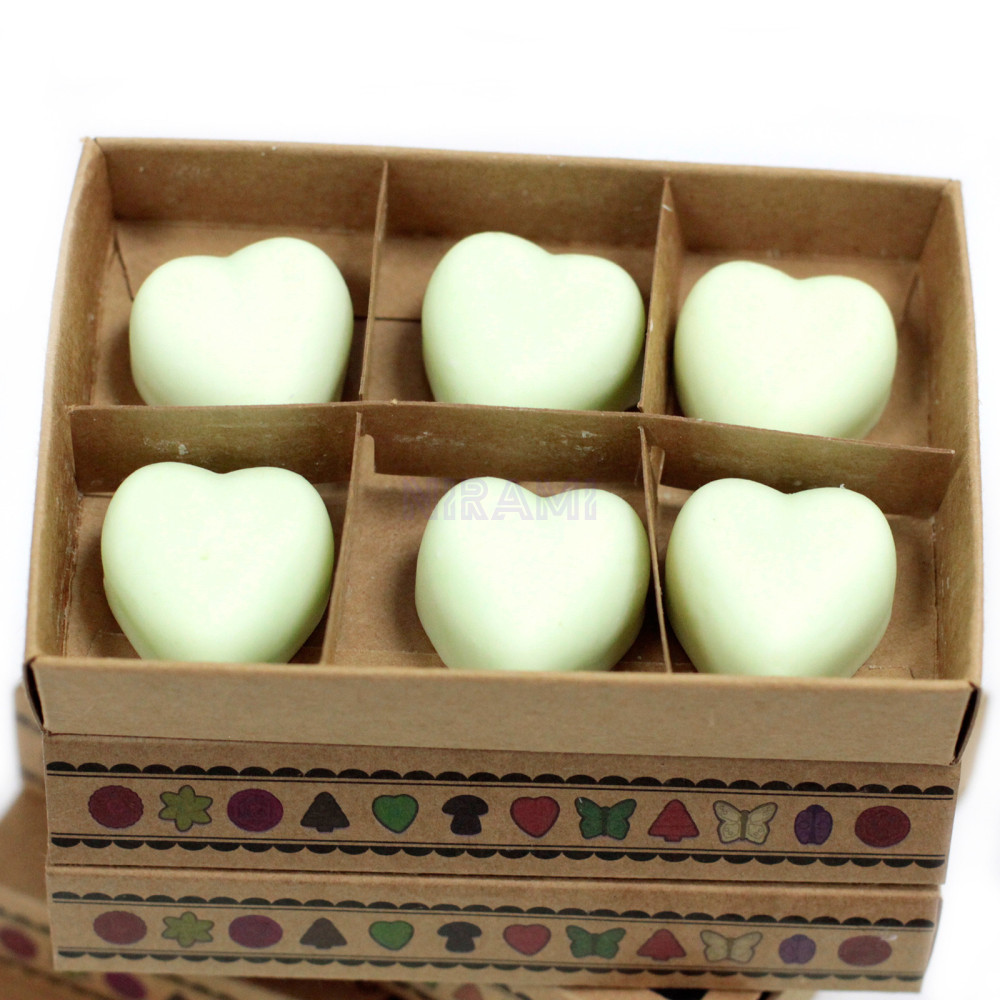Menta y mentol - Caja de 6 ceras de Soja 