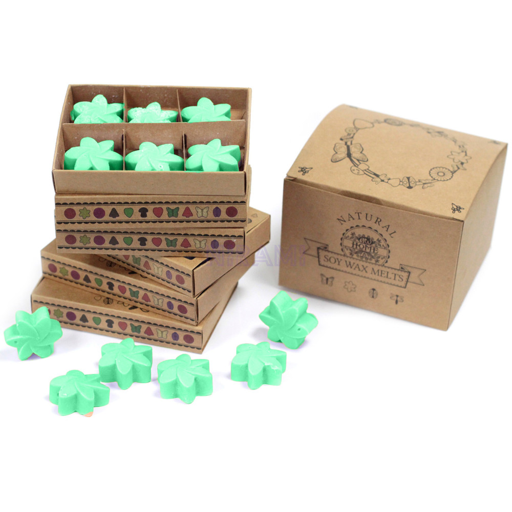 Jardín escondido - Caja de 6 ceras de Soja 