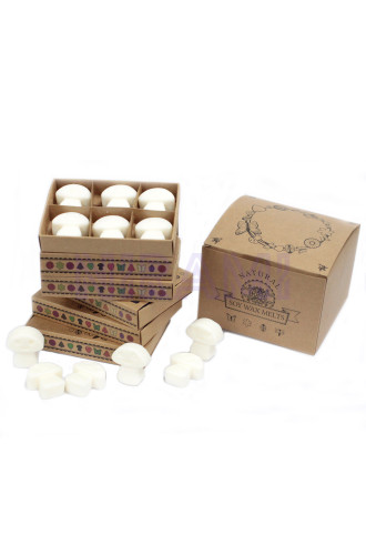 Almizcle blanco - Caja de 6 ceras de Soja 