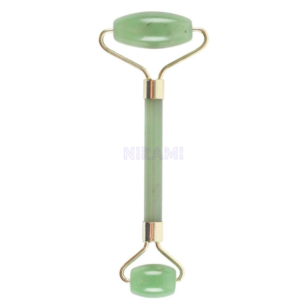 Gua Sha Rodillo Piedras Preciosas para Cara- Jade