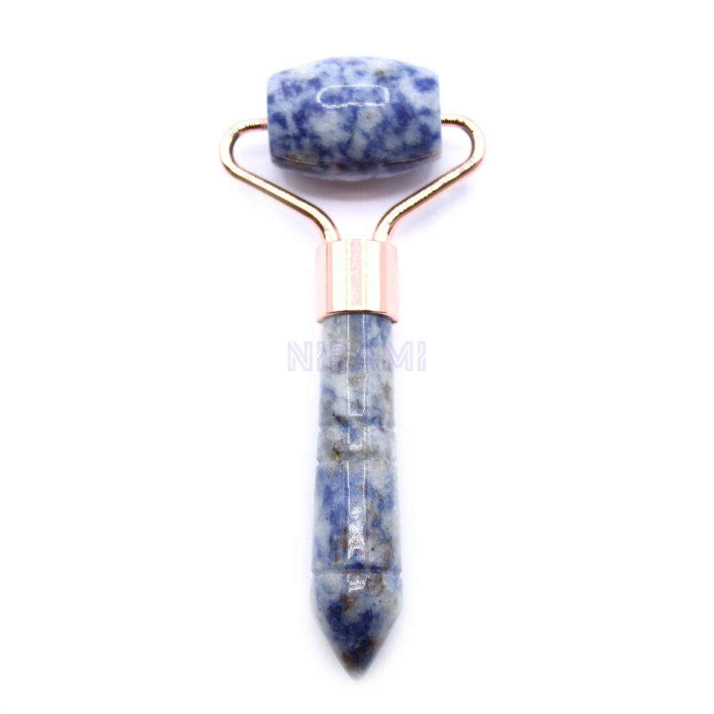 Gua Sha Mini Rodillo de Piedras Preciosas - Sodalita