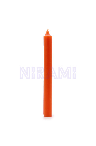 Naranja Rústico - Velas a Granel de Color Sólido - Paquete de 10