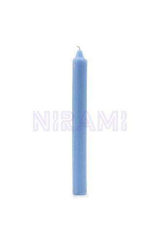 Azul rústico - Velas a granel de color sólido - Paquete de 10