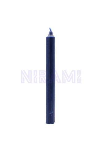 Azul marino rústico - Velas a granel de color sólido - Paquete de 10