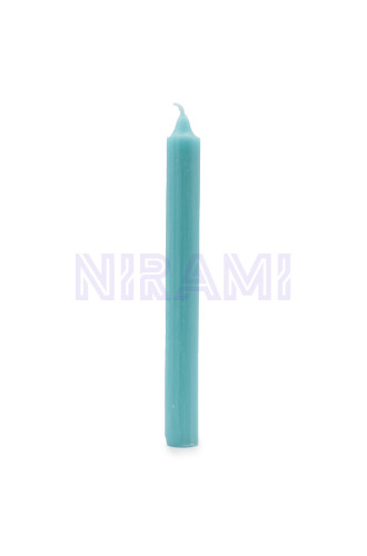 Aqua rústico - Velas a granel de color sólido - Paquete de 10