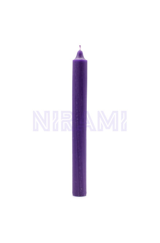Morado Rústico - Velas a Granel de Color Sólido - Paquete de 10