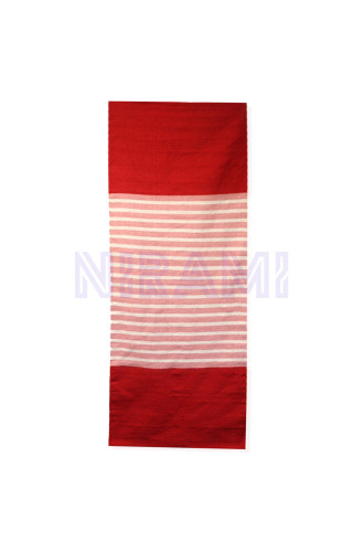 Alfombra India de Algodón - 70x170cm - Rojo/Rosa