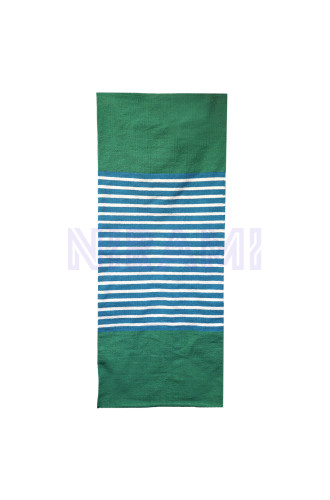 Alfombra India de Algodón - 70x170cm - Azul/ Verde