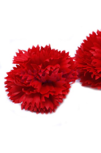 Flor de Jabon para Manualidades - claveles - Rojo