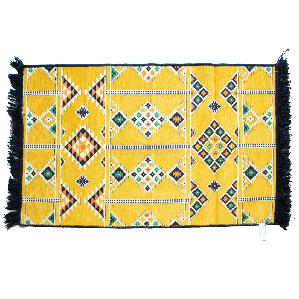 Alfombra Kilim 125x80 cm - Amarillo