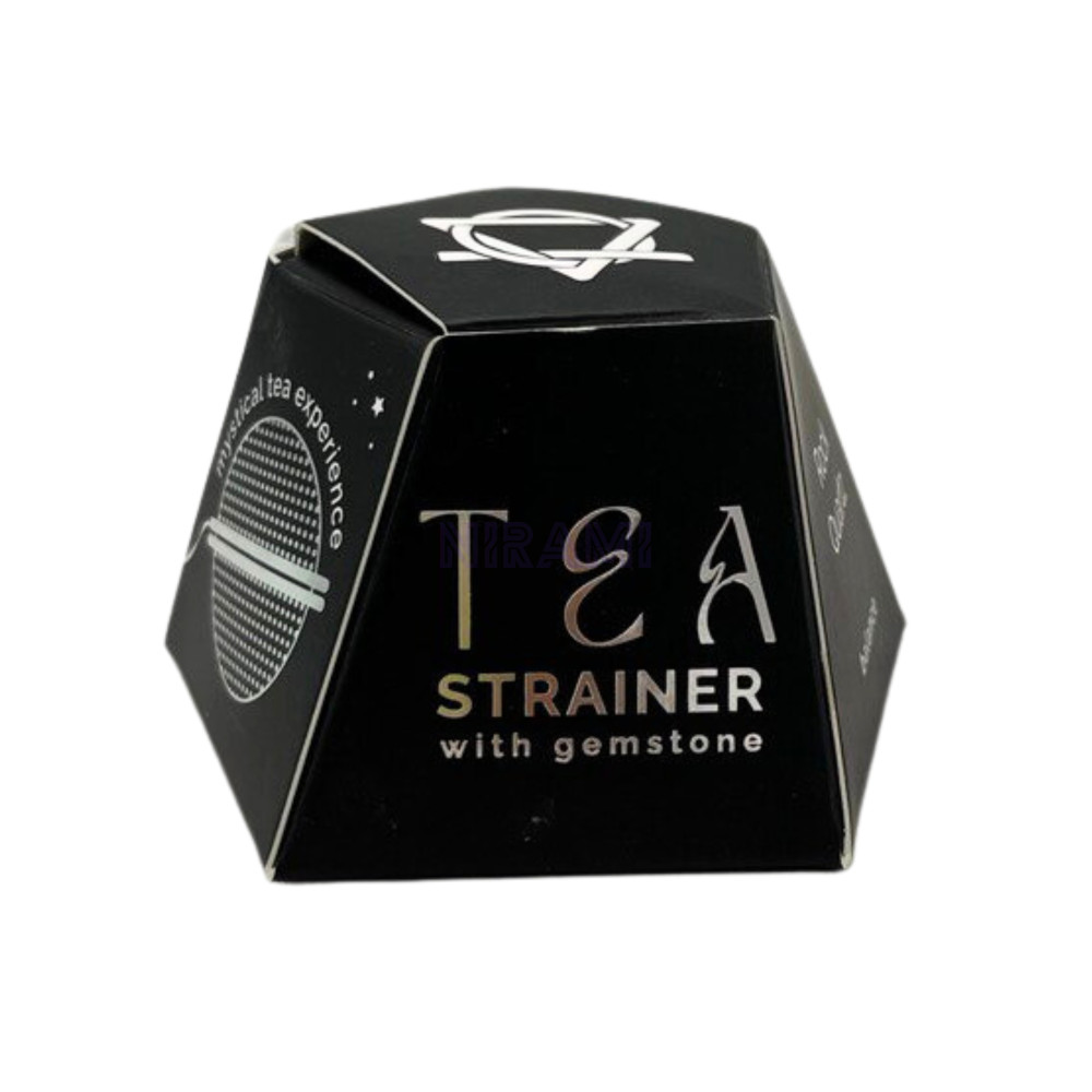 Rock Quartz Raw Crystal Gemstone Tea Strainer