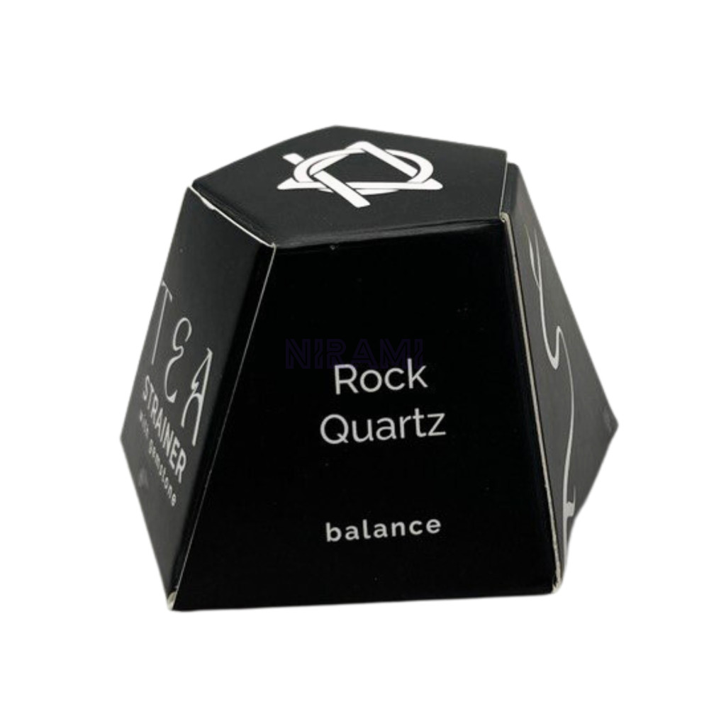 Rock Quartz Raw Crystal Gemstone Tea Strainer