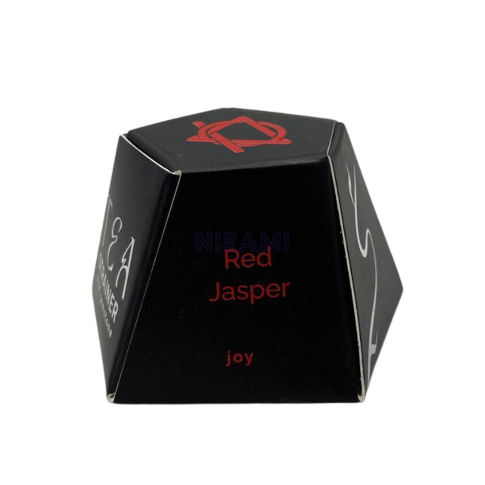 Red Jasper Raw Crystal Gemstone Tea Strainer 