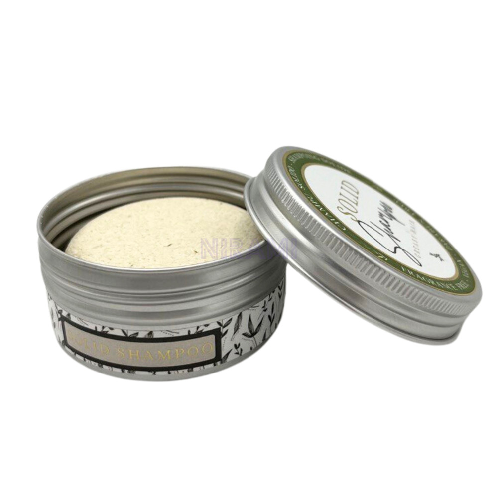 70g Champú Artesanal Solido en Lata - Cabello Graso