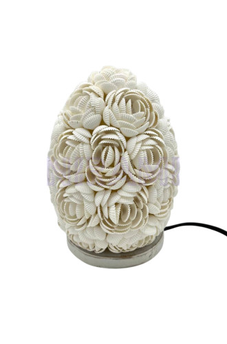 Lámpara Boho Sea Shell - Rosa Ovalada - 15cm