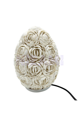 Lámpara Boho Sea Shell - Rosa Ovalada - 20cm