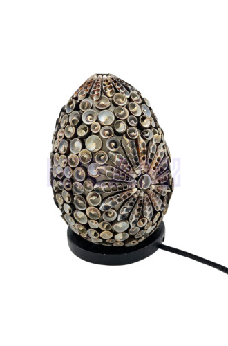 Lámpara Boho Sea Shell - Chocolate Twist Ovalada - 15cm