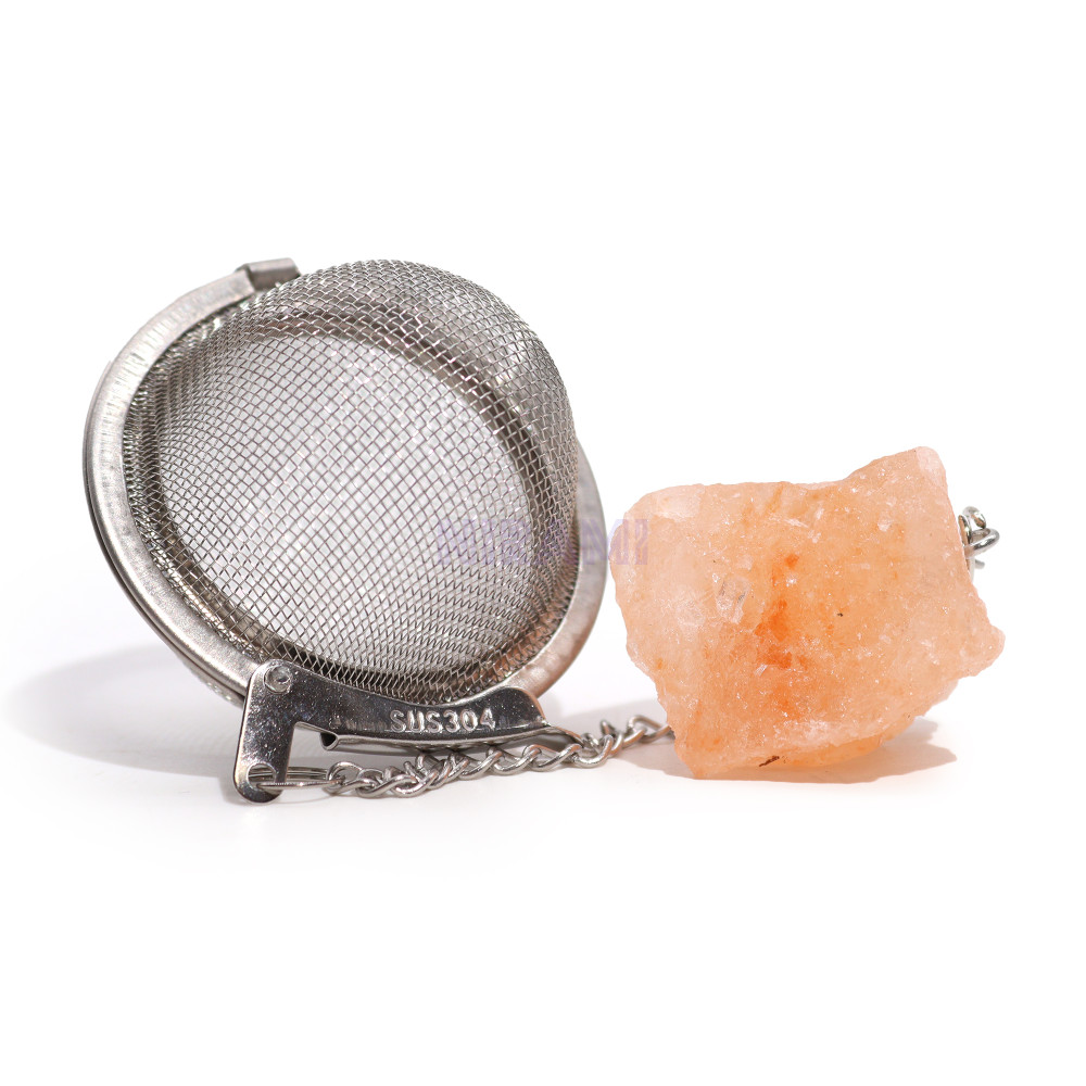 Cornalina colador té piedras preciosas de cristal crudo