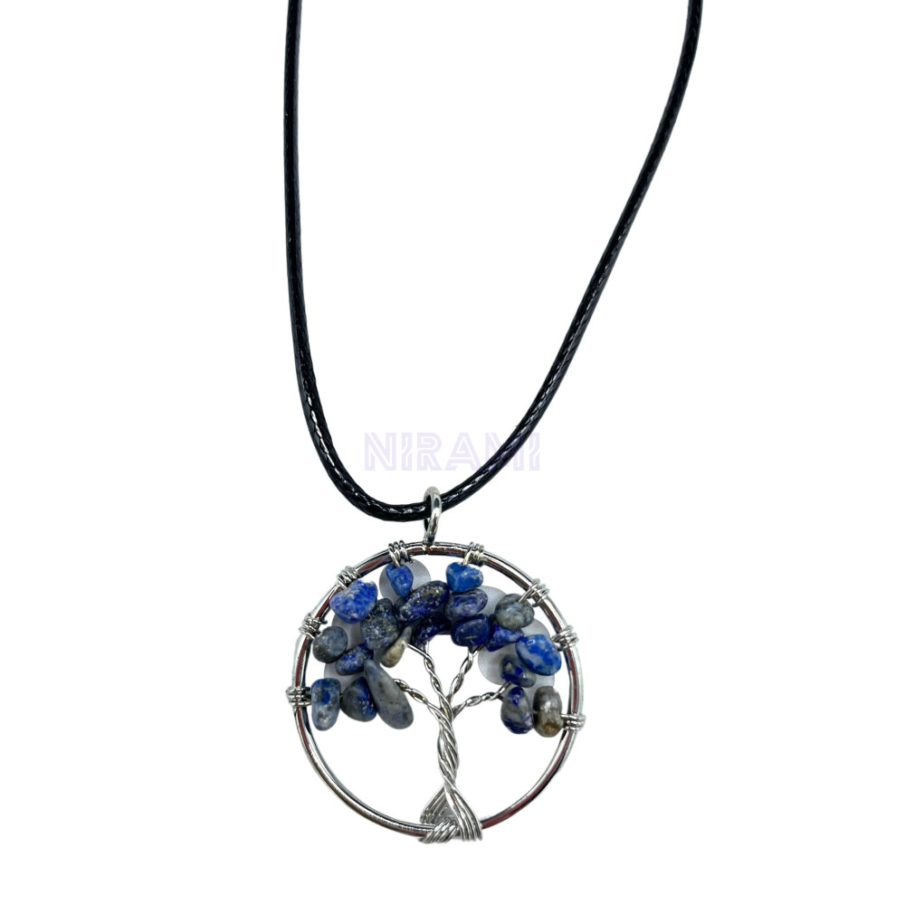 Sodalite - Tree of Life Pendant 