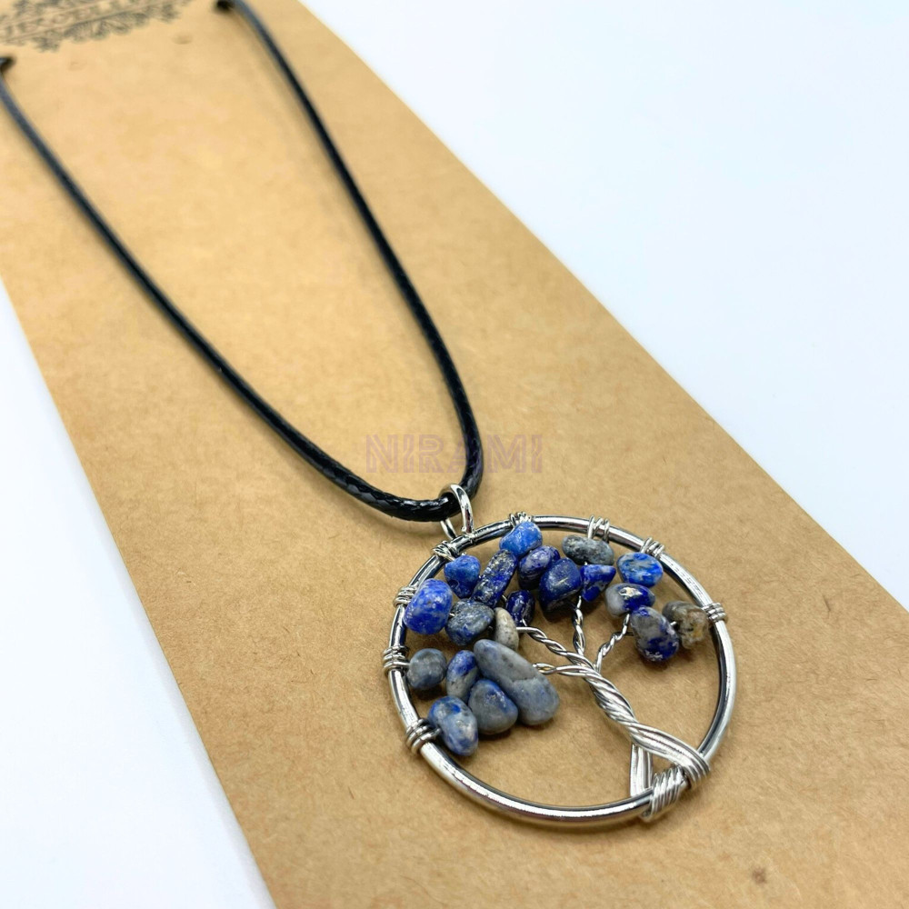 Sodalite - Tree of Life Pendant 