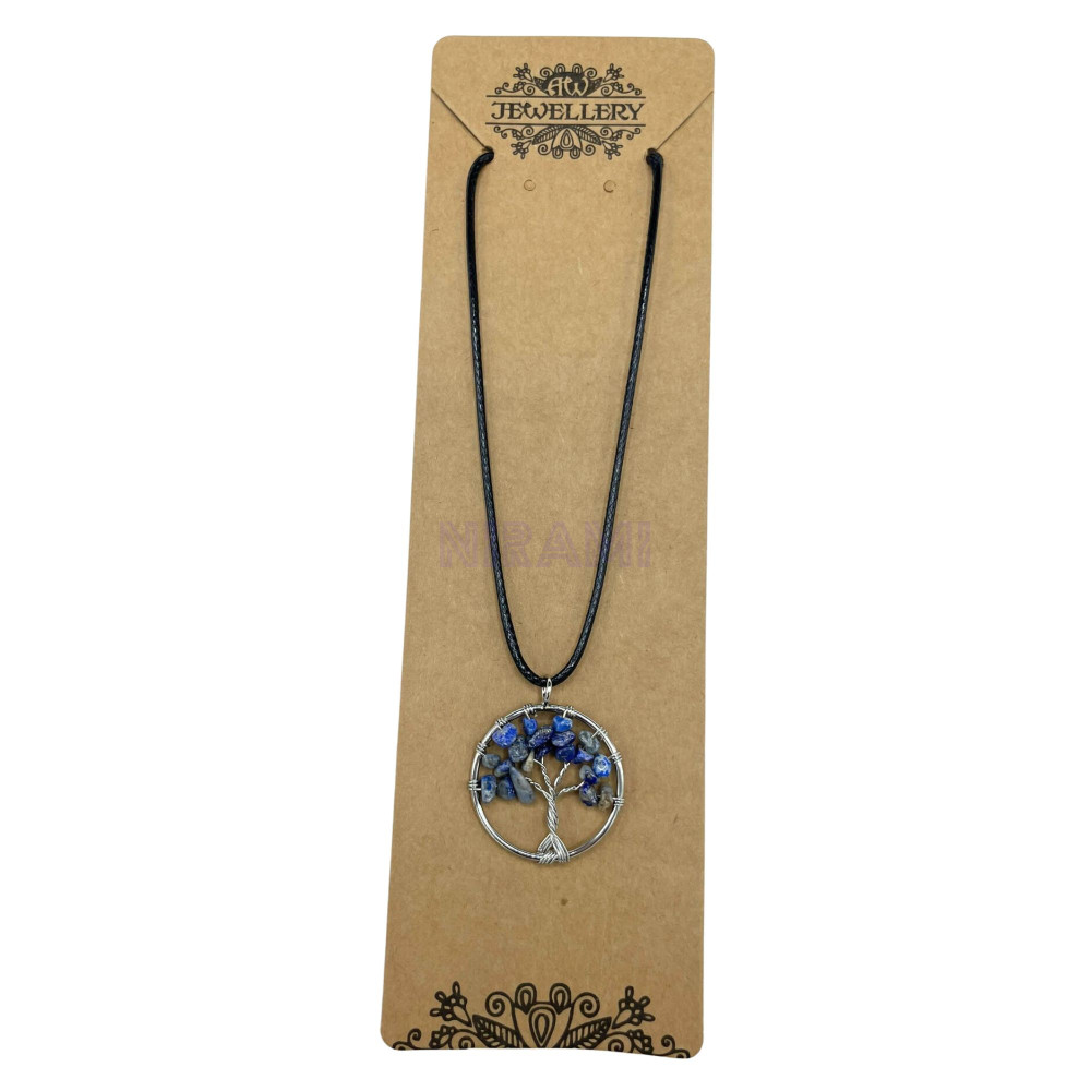 Sodalite - Tree of Life Pendant 