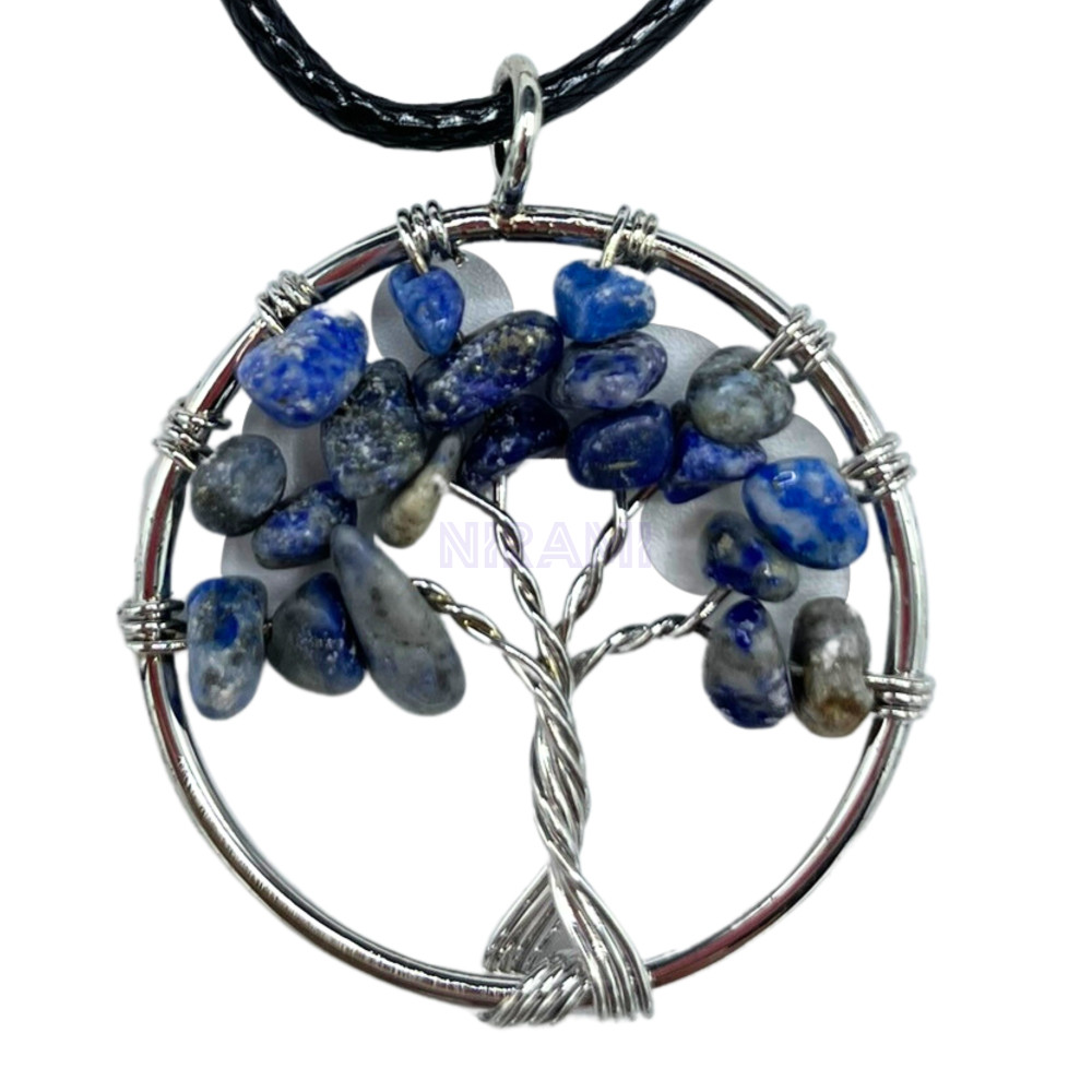 Sodalite - Tree of Life Pendant 