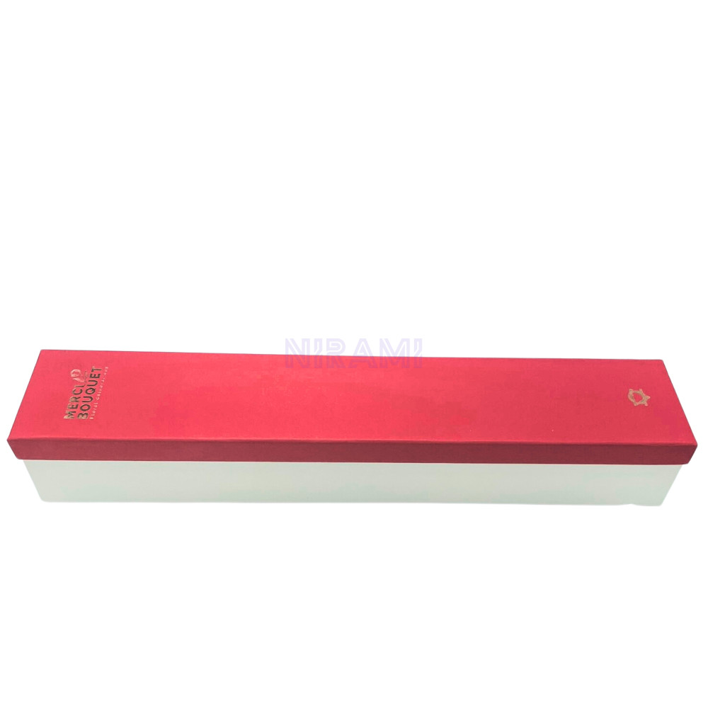 Rosas Rojas Clásicas Caja Regalo Extra Larga Flores Jabón  