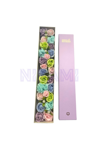 Bendiciones Bebe Blues Caja Regalo Flores Jabón Extralarga