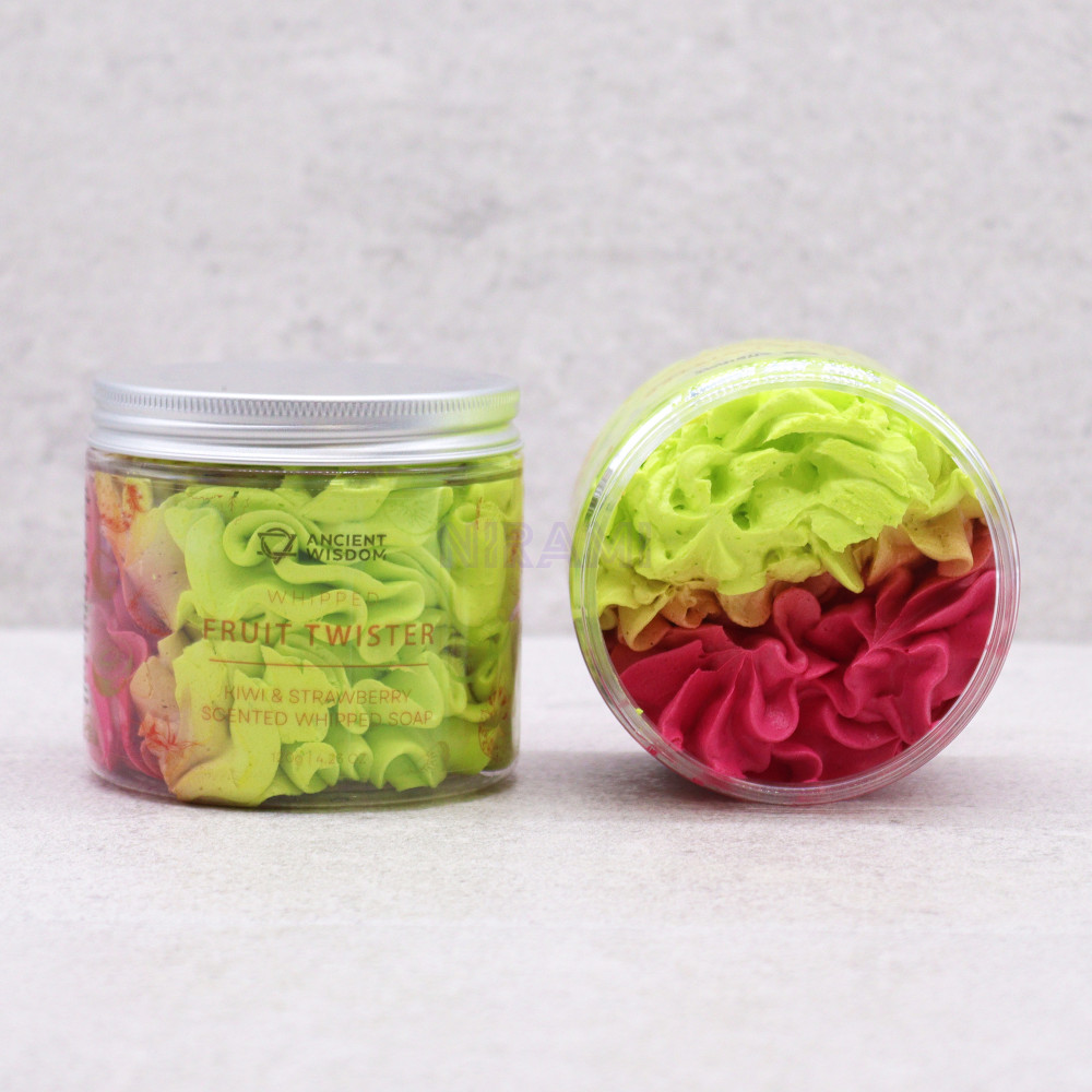 Fresa y Kiwi Jabón de Crema Batida 120g