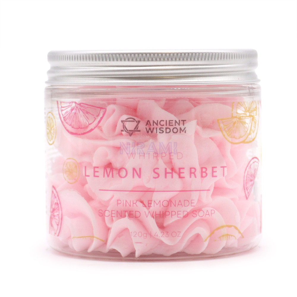 Limonada Rosa Jabón Crema Batida 120g