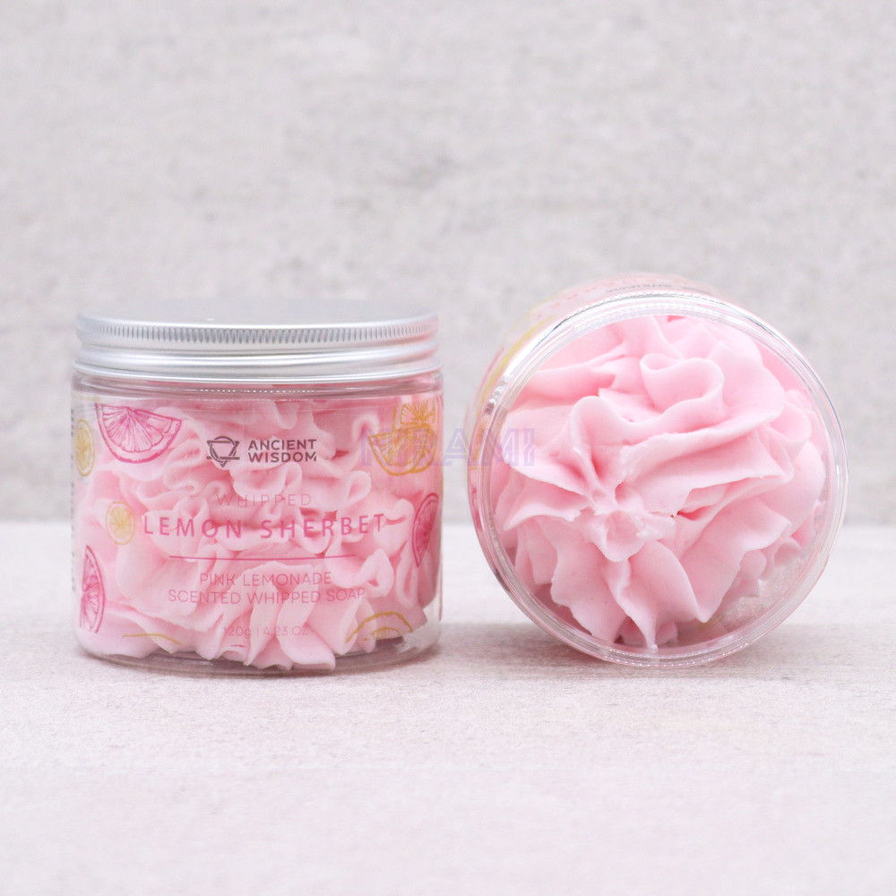 Limonada Rosa Jabón Crema Batida 120g