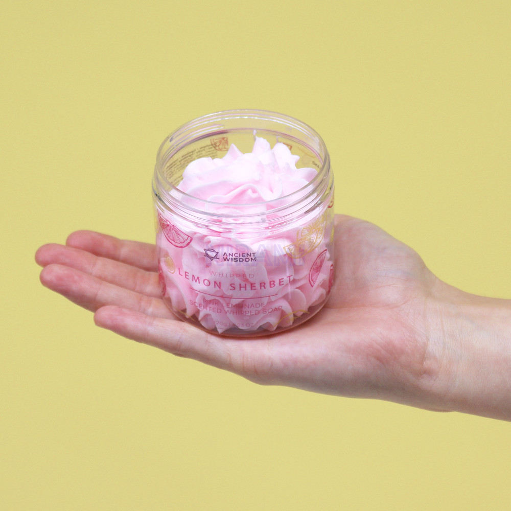 Limonada Rosa Jabón Crema Batida 120g