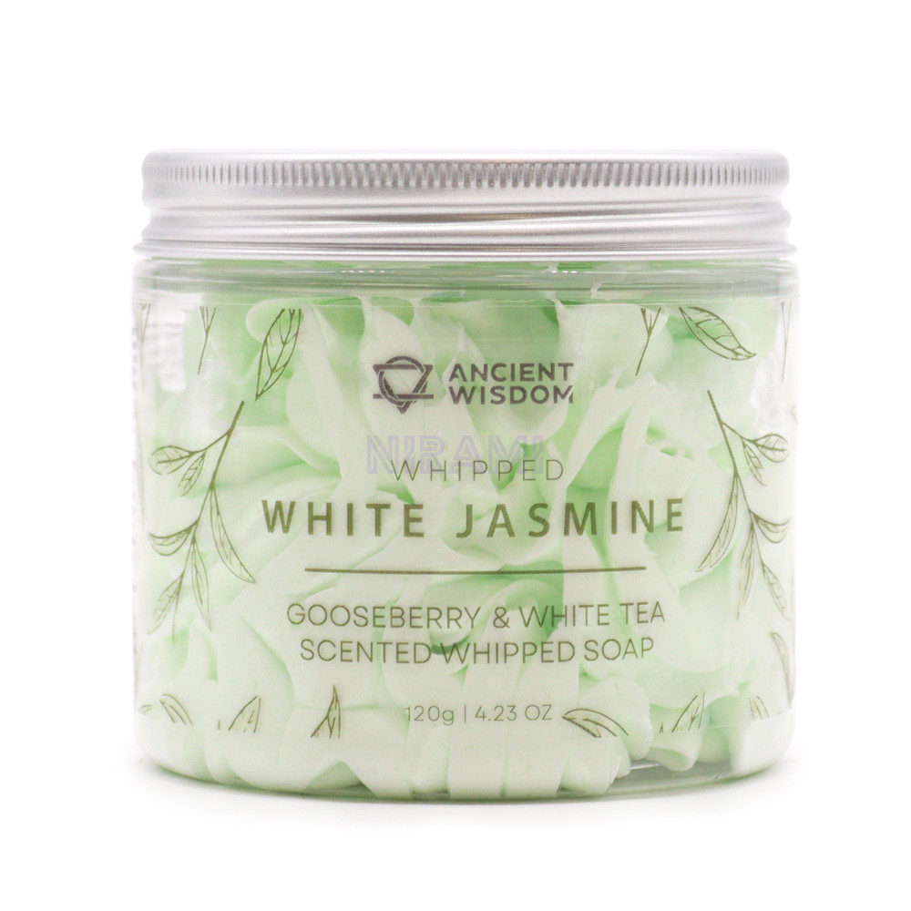 Grosella Espinosa y Té Blanco jabón de Crema Batida 120g