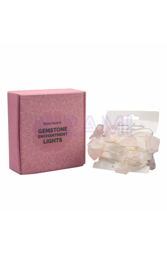 Luces de encanto gemas: Cuarzo rosa
