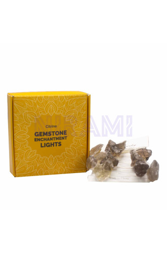 Luces de encanto gemas: Citrino ahumado