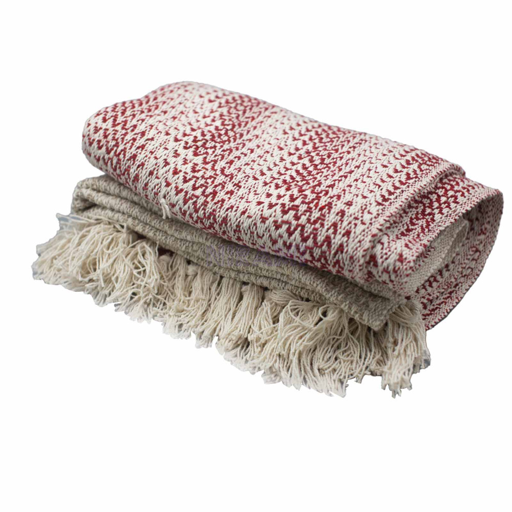 Mantas Boho Comfort - 125x150cm - Rubí Dos Tonos