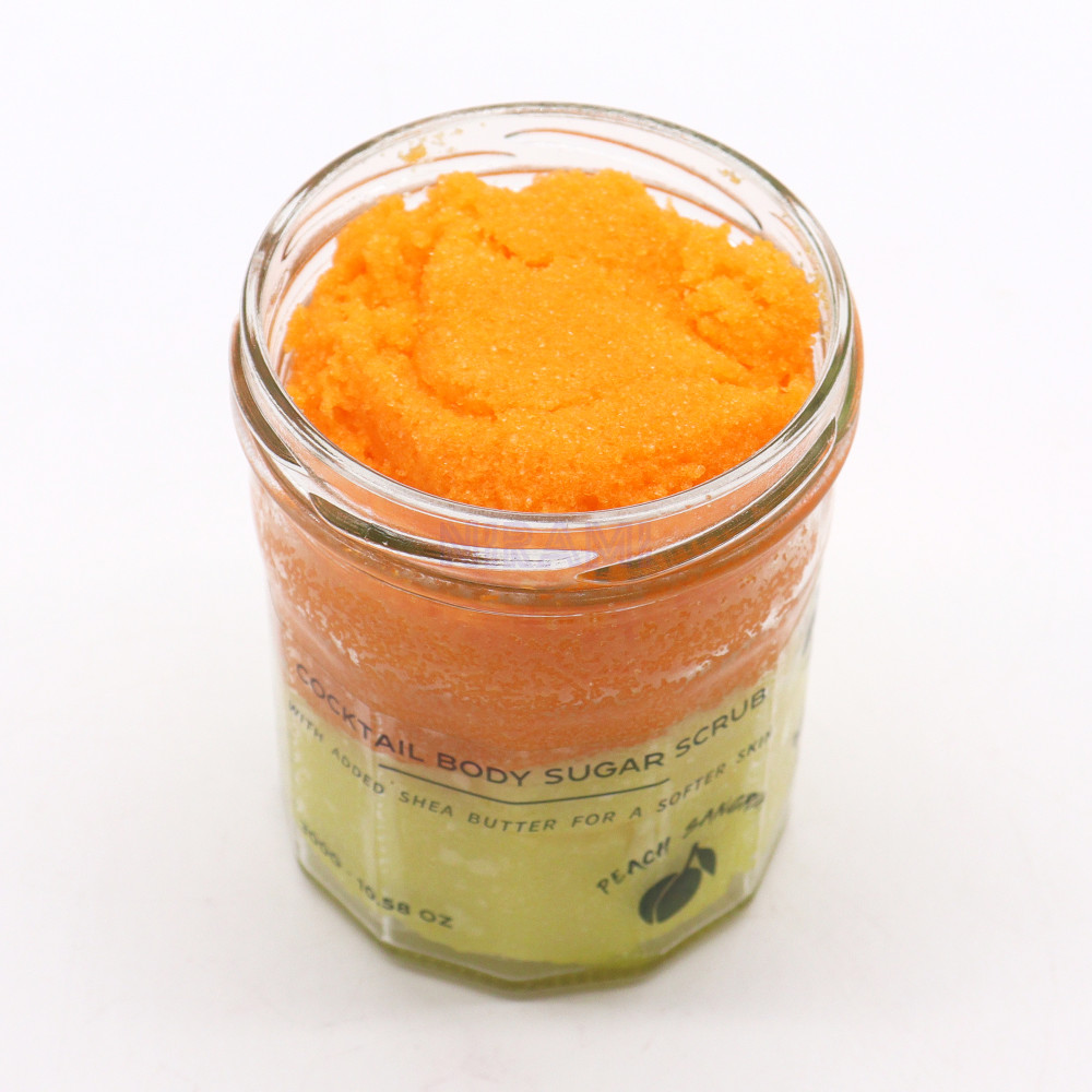 Sangría de melocotón Exfoliante corporal de azúcar - 300 g