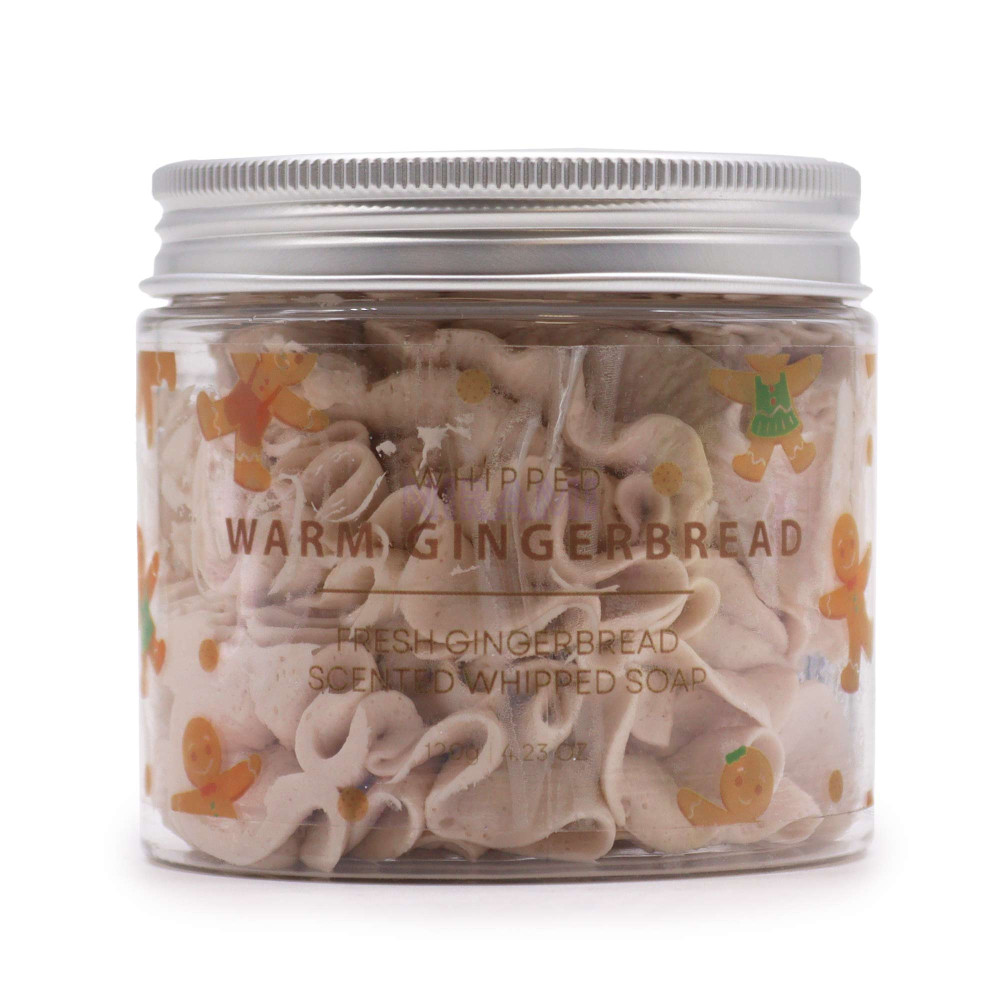 Pan de jengibre caliente jabón de crema batida 120 g
