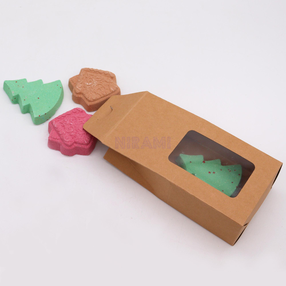 Paquete regalo bombas baño navideñas Gingerbread Town
