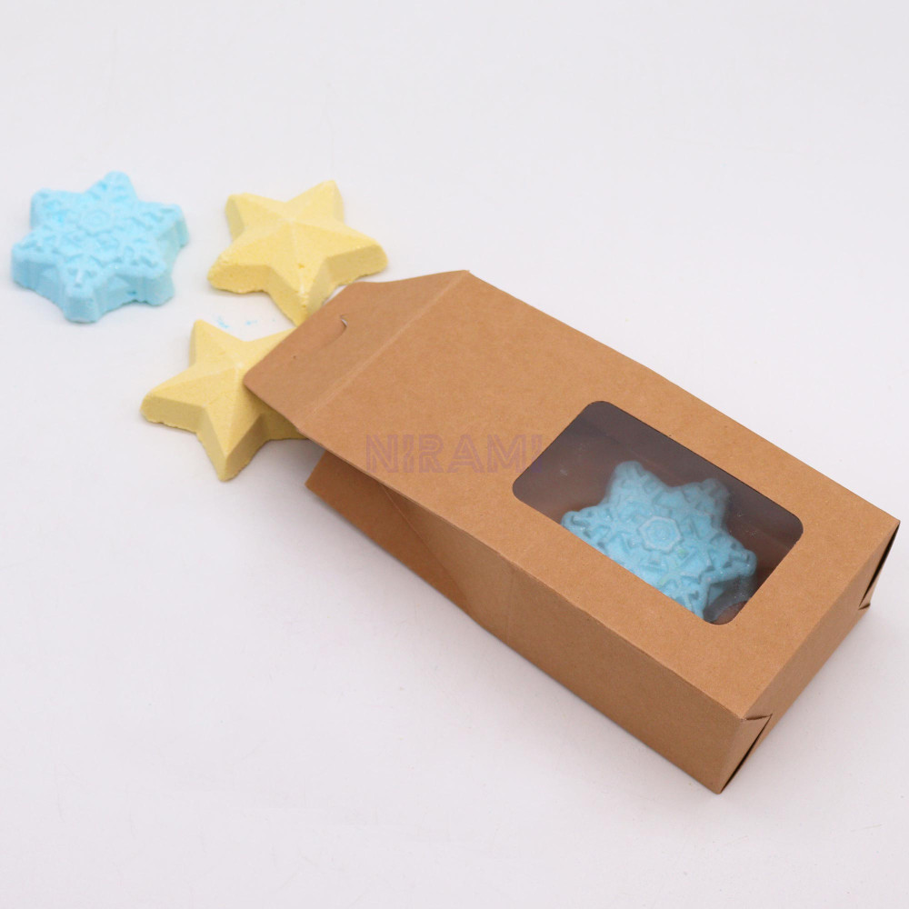 Paquete regalo bombas baño navideñas Star