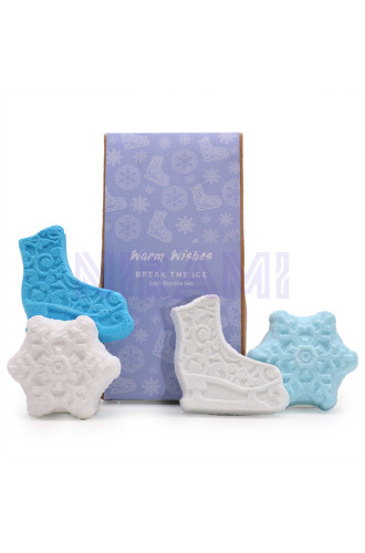 Paquete regalo bombas baño navideñas Break the Ice